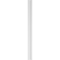 Ekena Millwork Fluted PVC Pilaster w/Decorative Capital & Base, 7W x 90H x 2P, PR PILP07X090FL02-2 - alternate 5